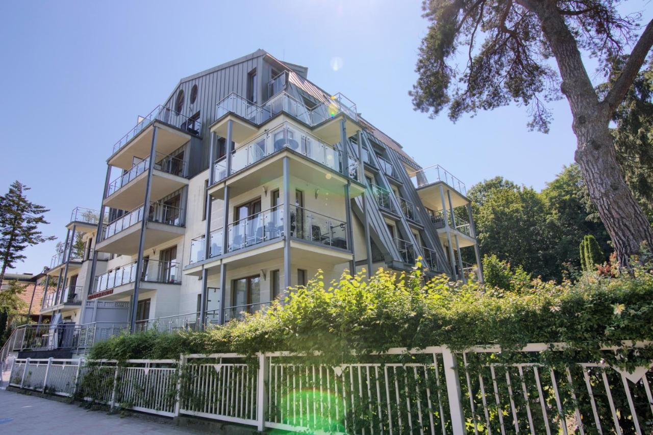 Ferienwohnung Apartament Bursztyn Swinemünde Exterior foto